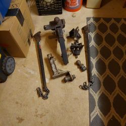 Heavy duty reese hitch two hitches , three balls , ten thousand Pound capacity