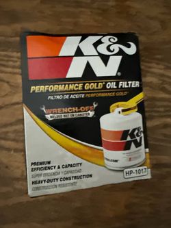 K&N HP-1017 Performance Gold Oil Filter