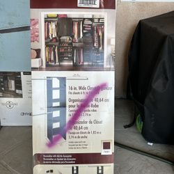 Closet Organizer Espresso 