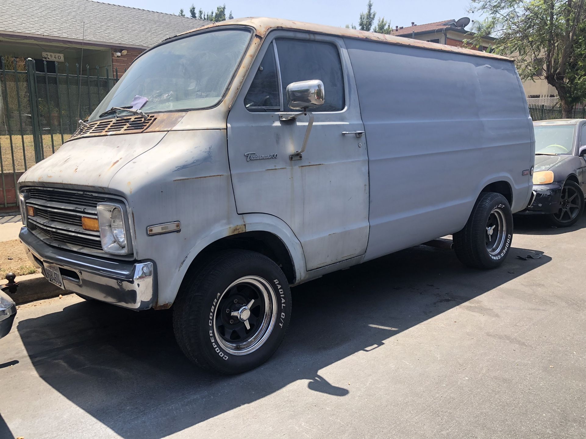 1973 Dodge B100 Boogie Shorty Van Project Trade Chevy G10 C10 Obs Gmc Vandura 15x10 SS Boyd' Buick Pontiac Cutlass El Camino Camaro Monte Carlo Nova