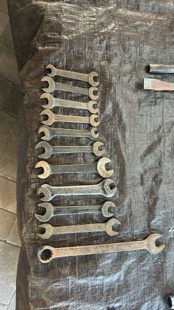 Vintage USA open end wrenches 11
