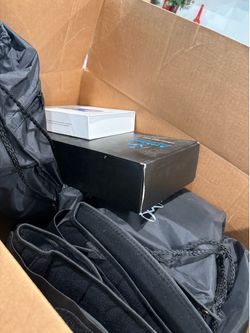The box of back brace, physical theory items give it away for free