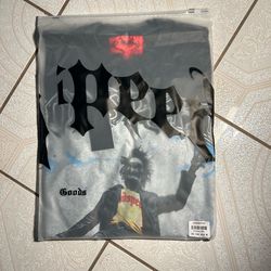 Godspeed black t-shirt with white graphic