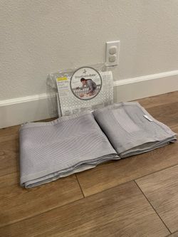 BreathableBaby Mesh Liner for full size cribs- Gray