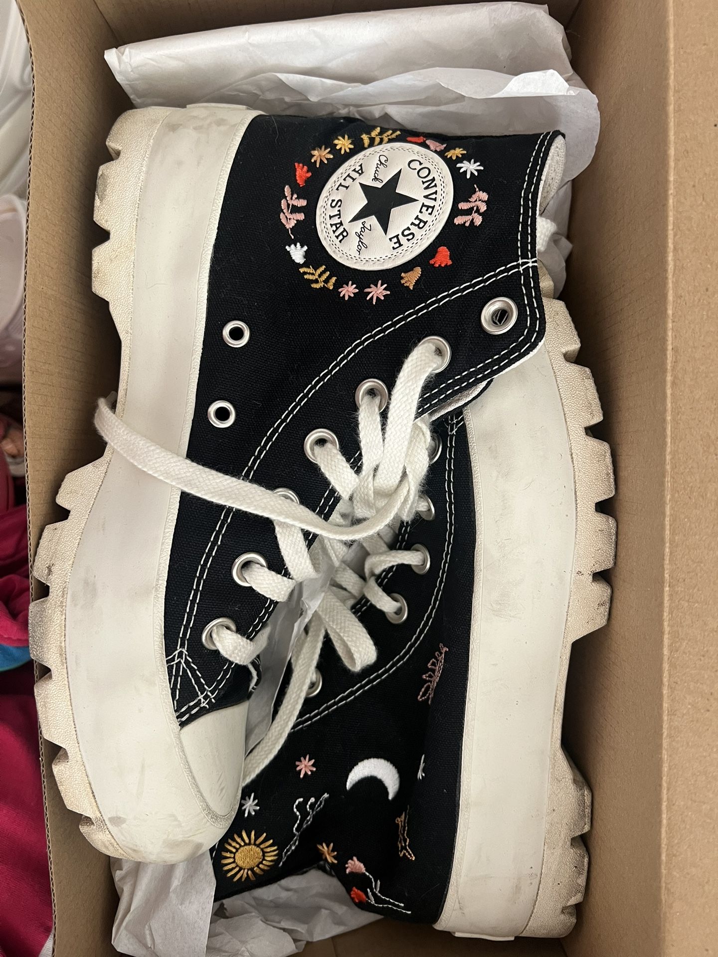 Black Platform Converse