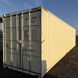 40 FOOT 1-TRIP/NEWER HC 9’6 TALL SHIPPING CONTAINER