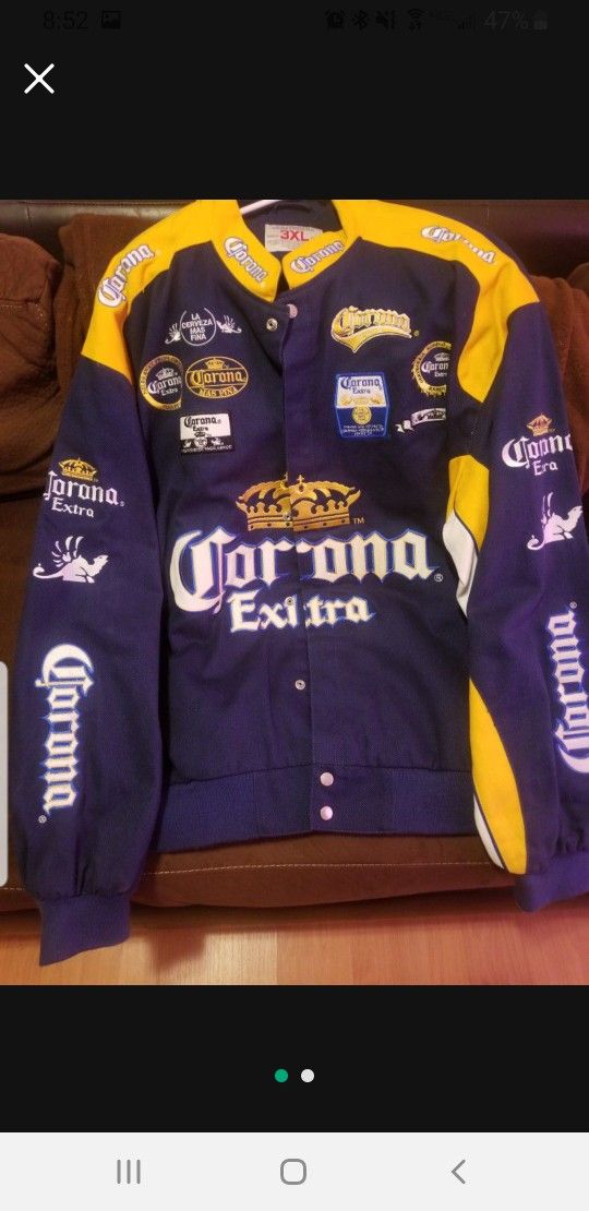 Corona Nascar Jacket Size 3xl