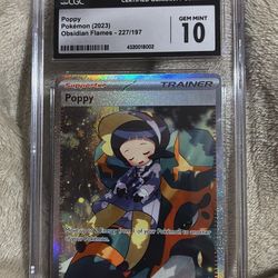 Poppy 222/197‘s obsidian flames gem 💎 mint 10