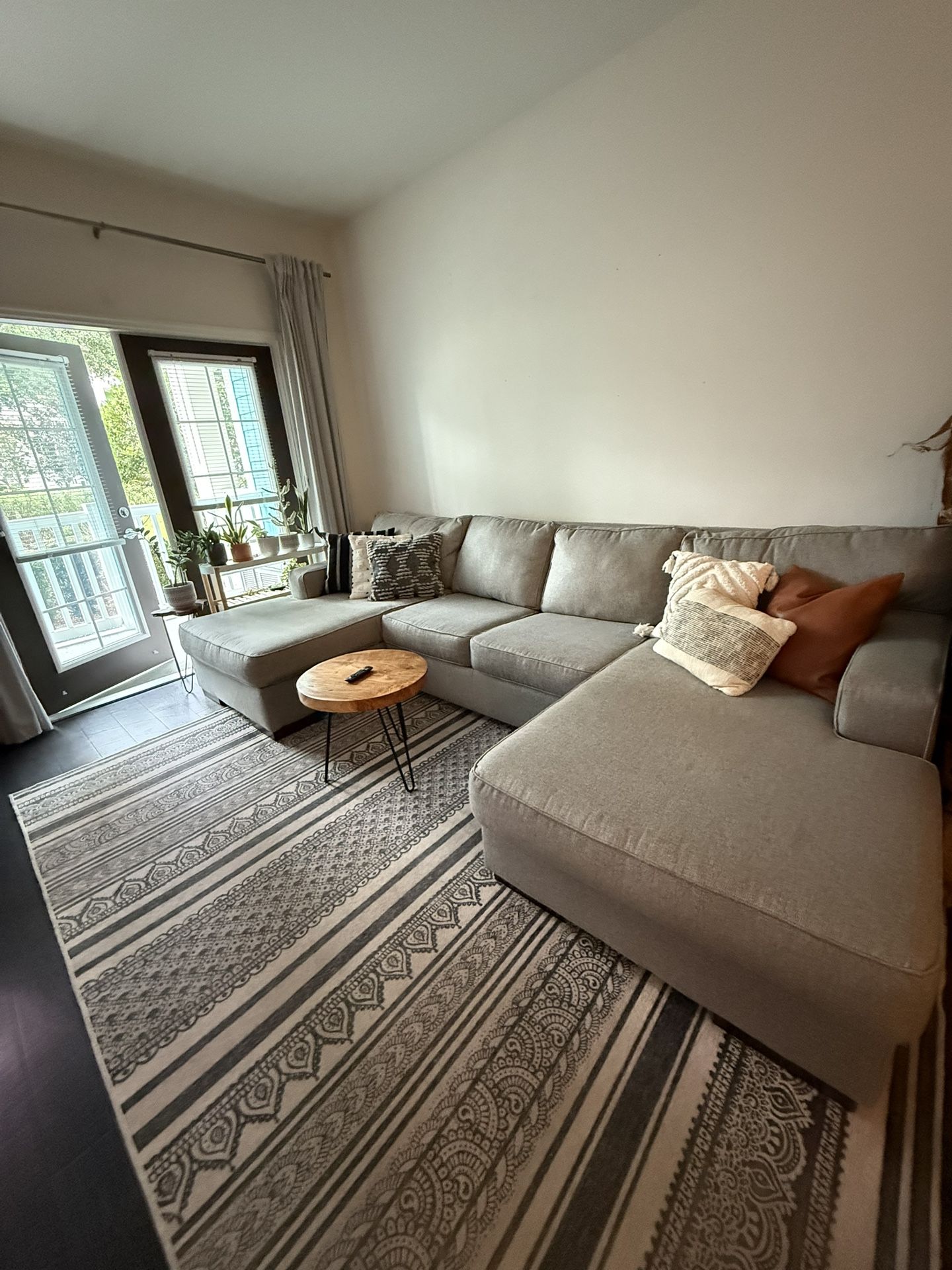 Grey sectional Couch