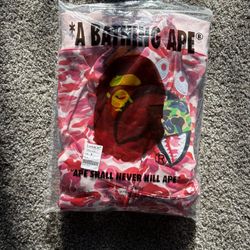 Unisex Pink Bape/Multicolor
