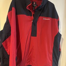 Chaps windbreaker jacket men’s size large