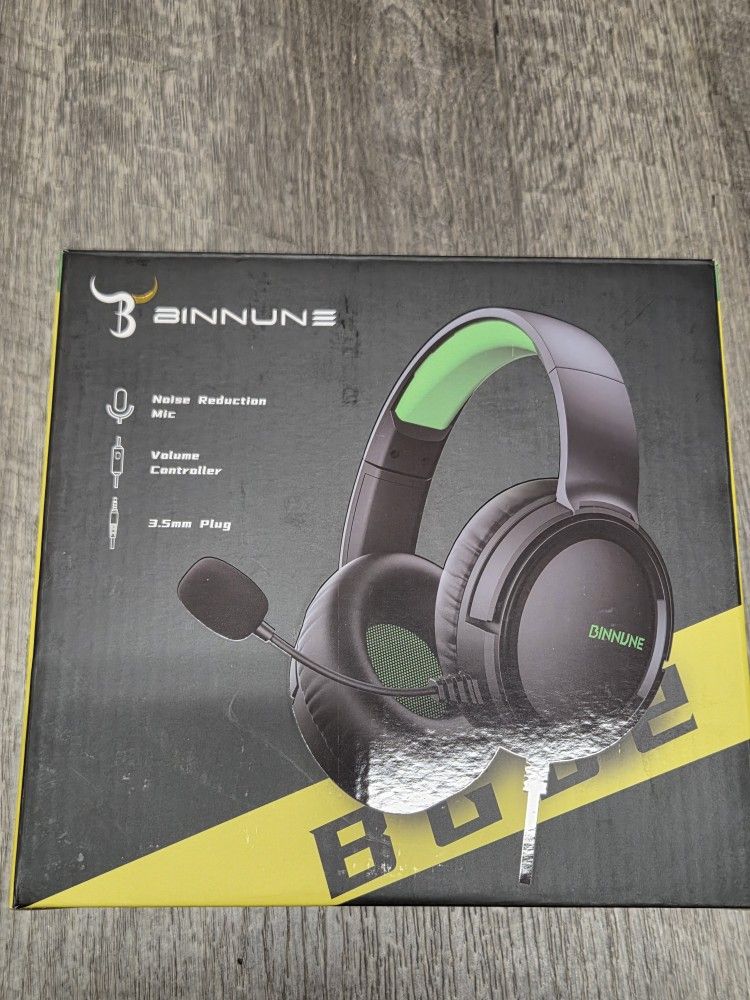 BINNUNE Wired Gaming Headset