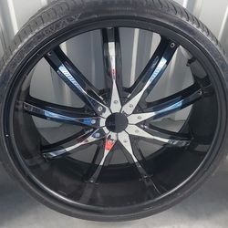 24” Dcenti DW29 Rims + Tires | $1,500 OBO
