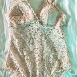 Pink Lace Bodysuit