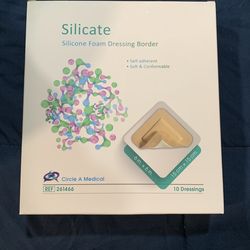 (Silicate) Silicone Foam Dressing Border