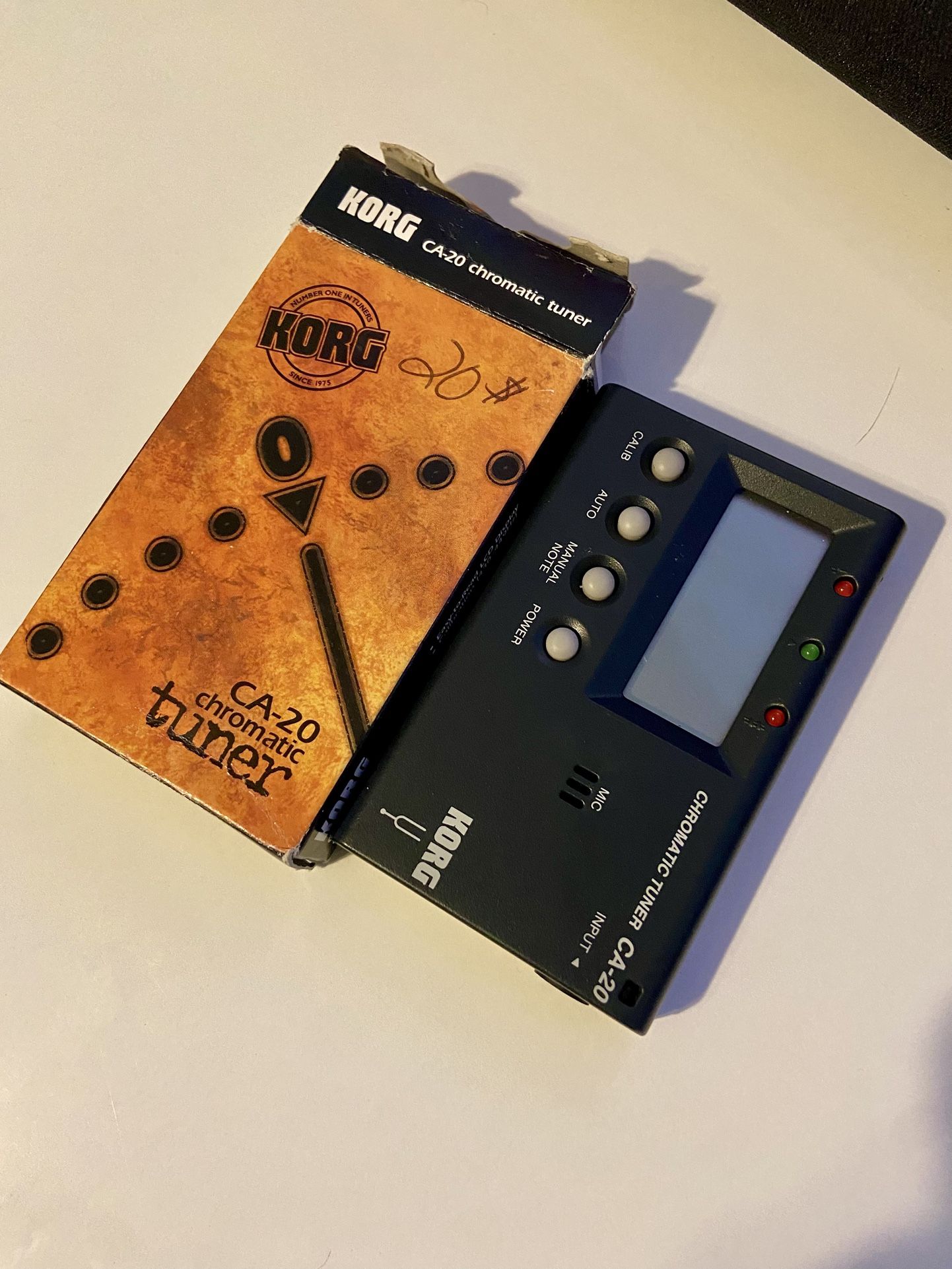 KORG CA-20 Chromatic Tuner Black