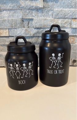 Rae Dunn Halloween Canisters