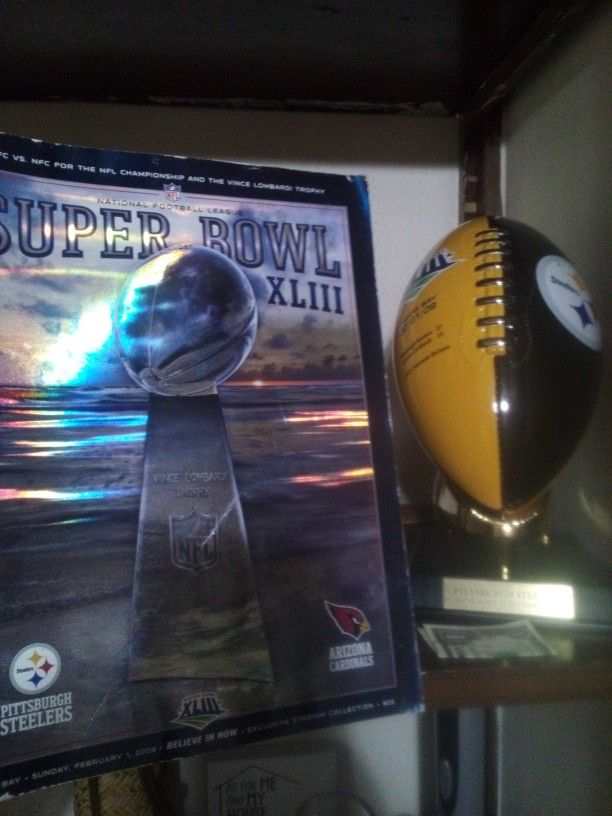 Pittsburgh Steelers Football Poster Super Bowl XLIII