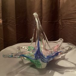 Murano Style Glassware Bowl 