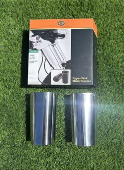Harley-Davidson Upper Fork Chrome Slider Covers PN: (contact info removed)2