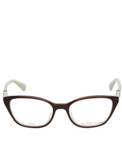 Kate Spade EMMALEE Eyeglasses Brown 49-16-140 Demo Lenses