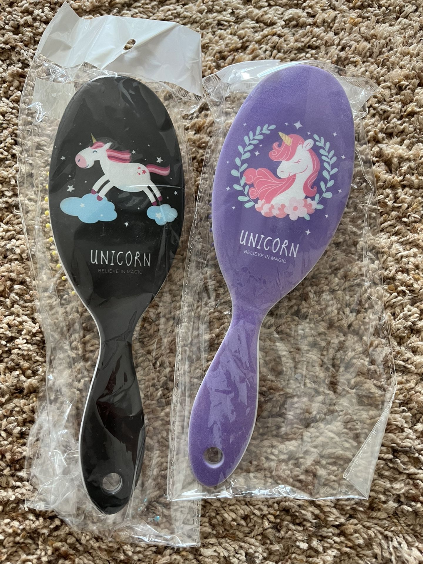 Kid Hairbrushes - Unicorn Design