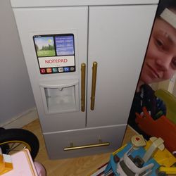Kids Wood 36in Cabinet Use Play Frig Or Cloths Toys Etc 20 Firm