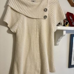 Knit Cream Color Top
