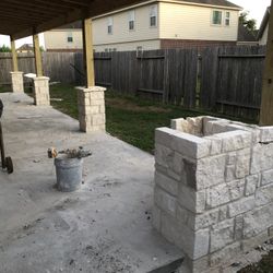 Columns , Outdoor Kitchen