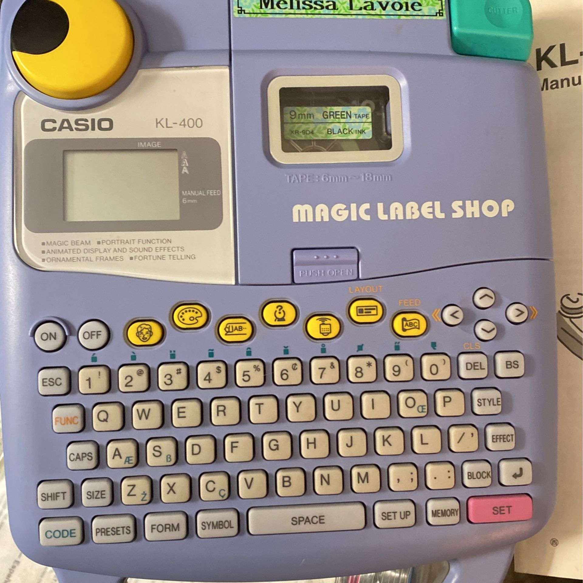 Casio Magic Label Shop Label Maker