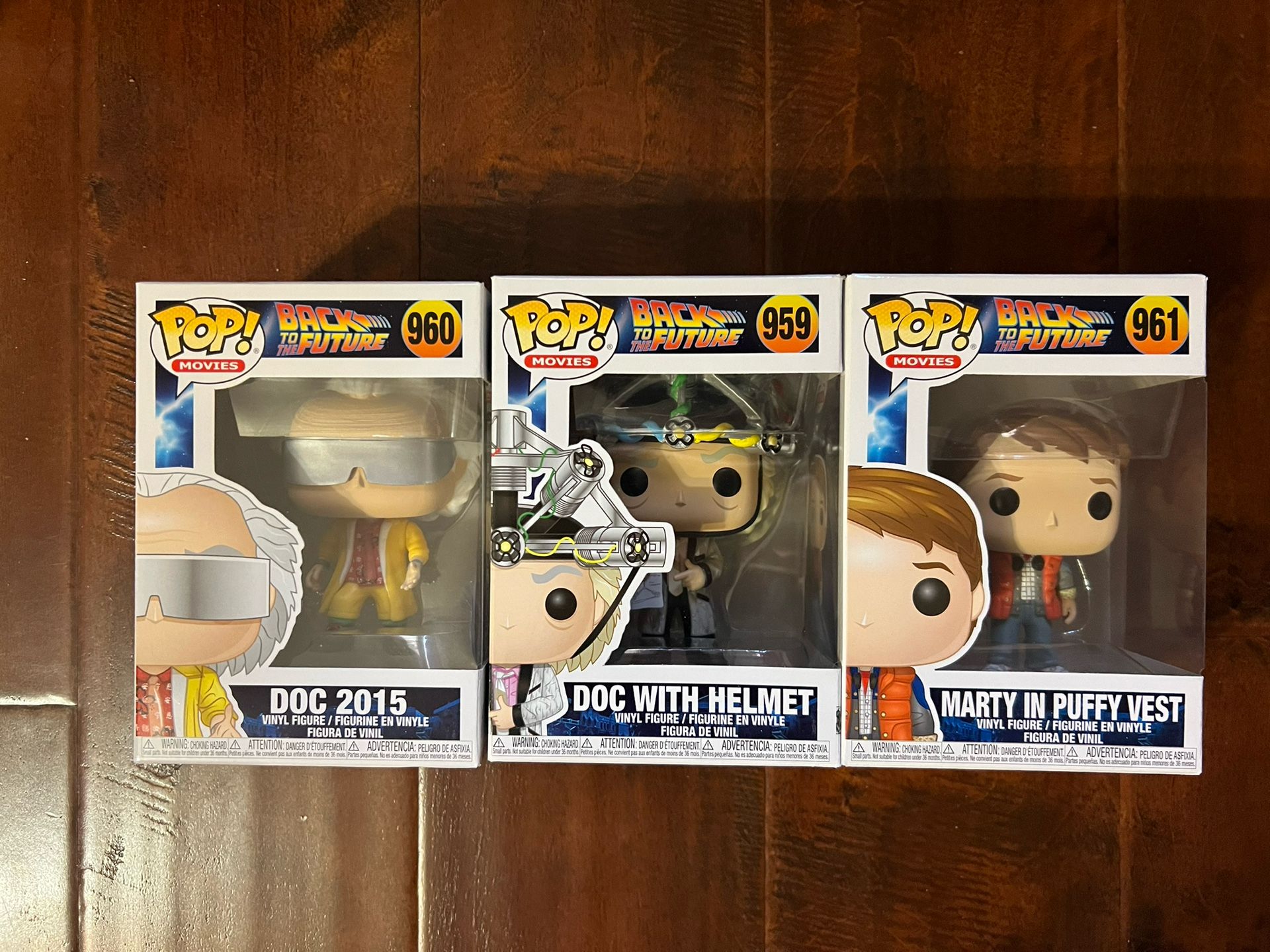 Funko Pop! Back to the Future Set (3-Pack) – Doc & Marty