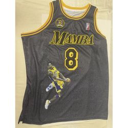 Kobe Bryant Custom Mamba Jersey with Gigi #2 Patch Mamba Forever 3XL 