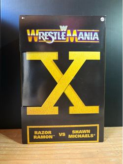 WWE Elite Wrestlemania X Ladder Match HBK Shawn Michaels Vs Razor Ramon