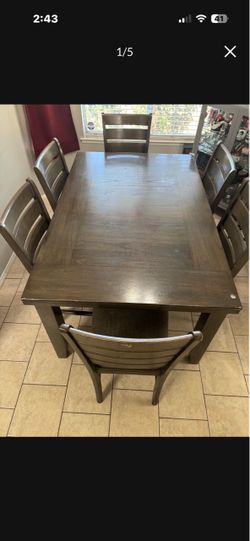 Dining table AND chairs
