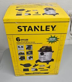 NEW Stanley 6 Gallon Wet/Dry Shop Vac – Stainless Steel