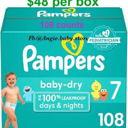 Pampers Baby Dry Size 7 Jumbo Box
