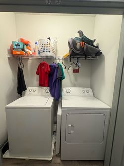 Washer and dryer