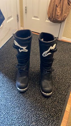 Alpinestars Black Motocross Boots