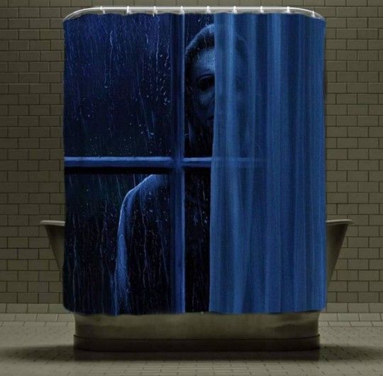 Michael Myers Fabric Shower Curtain 72x72