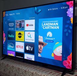 SMART   TV   TCL   50"  4K  LED  HDR   DOLBY   VISION   FULL  UHD  2160p 🟥🟥( NEGOTIABLE) 🟥🟥 DELIVERY  AVAILABLE🟥🟥