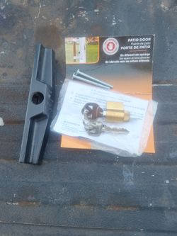 Patio Door Handle & Sliding Door Lock 🔐 