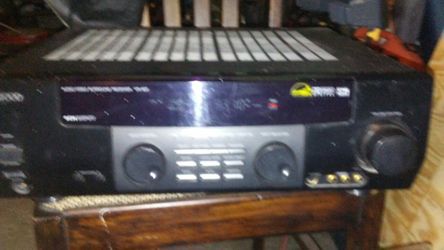 Kenwood vr407, 500 watts home theater / stereo system read add
