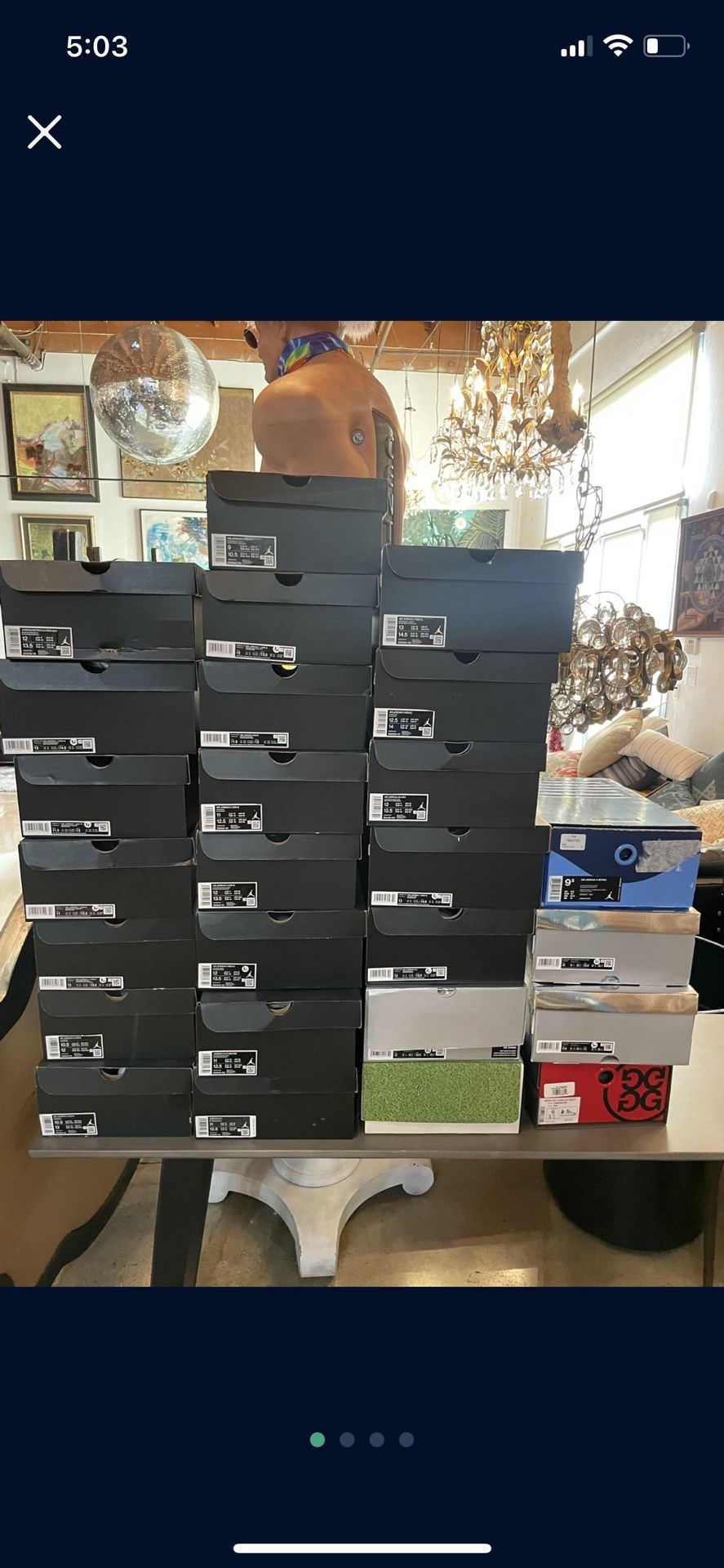 Air Jordan High Tops And Low Tips See Below Pairs Total Brand New