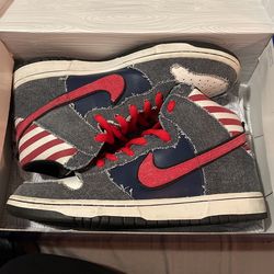 Born In The USA SB Dunks Sz 9.5