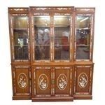 Vintage Chinese Mother Of Pearl Furniture Dining Cabinet & Center Table TAKING OFFERS