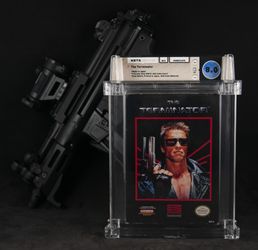 WATA 8.0 the terminator graded video game nes cib