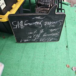 Chalk Sign Board 16"x24" $10 