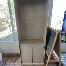 Light Wood Book Shelf/Perfect For Repaint & Craft
