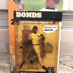 Two McFarlane MLB Barry Bonds figures
