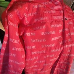 Supreme Red Men's Jacket Waterproof 